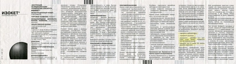 Фото инструкции по Изокету уменьшенное